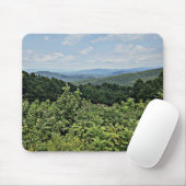 Uitzicht in de bergen - Nationaal Park Shenandoah Muismat (Met muis)