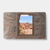 Uitzicht in de binnencabine van de Brandvallei Badge (Achterkant)