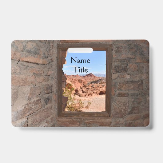 Uitzicht in de binnencabine van de Brandvallei Badge (Voorkant)