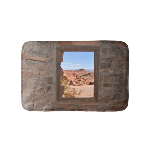 Uitzicht in de binnencabine van de Brandvallei Badmat (Voorkant)