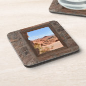 Uitzicht in de binnencabine van de Brandvallei Bier Onderzetter (Linkerzijde)