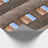 Uitzicht in de binnencabine van de Brandvallei Cadeaupapier (Hoek)