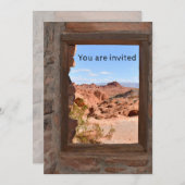 Uitzicht in de binnencabine van de Brandvallei Kaart (Voorkant / Achterkant)