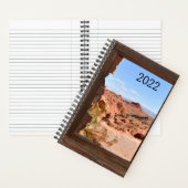 Uitzicht in de binnencabine van de Brandvallei Notitieboek (Binnen)