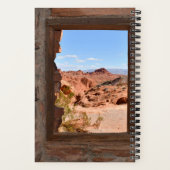 Uitzicht in de binnencabine van de Brandvallei Notitieboek (Achterkant)