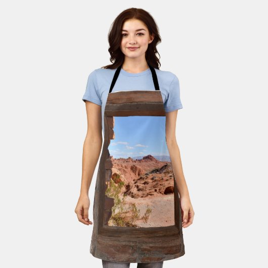 Uitzicht in de binnencabine van de Brandvallei Schort (Gedragen)