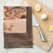 Uitzicht in de binnencabine van de Brandvallei Theedoek (Quarter Fold)