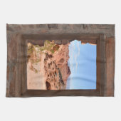 Uitzicht in de binnencabine van de Brandvallei Theedoek (Horizontaal)