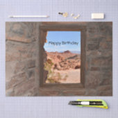 Uitzicht in de binnencabine van de Brandvallei Tissuepapier (Craft)