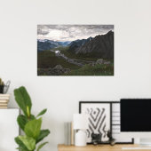 Uitzicht in de Brooks Range: 30x20 Print (Thuiskantoor)