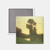 Uitzicht in de Campagna Magneet (Voorkant / Achterkant)