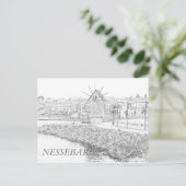 Uitzicht in de Oude stad Nessebar Briefkaart (Staand voorkant)