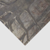 Uitzicht in de winter door Sientje Mesdag-van Hout Tissuepapier (Detail)