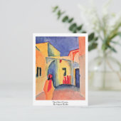 Uitzicht in een luwe, tegen augustus Macke Briefkaart (Staand voorkant)