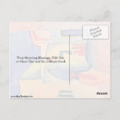 Uitzicht in een luwe, tegen augustus Macke Briefkaart (Achterkant)