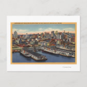 Uitzicht in het centrum van de baai briefkaart (Voorkant)