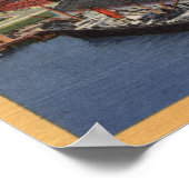 Uitzicht in het centrum van de baai poster (Hoek)