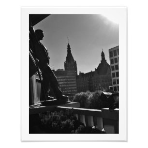 Uitzicht in het centrum van Milwaukee Foto Afdruk