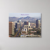 Uitzicht in het centrum van Phoenix, Arizona Canvas Afdruk (Voorkant)