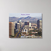 Uitzicht in het centrum van Phoenix, Arizona Canvas Afdruk (Voorkant)