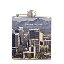 Uitzicht in het centrum van Phoenix, Arizona