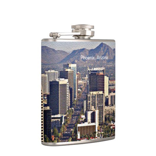 Uitzicht in het centrum van Phoenix, Arizona Heupfles (Rechts)