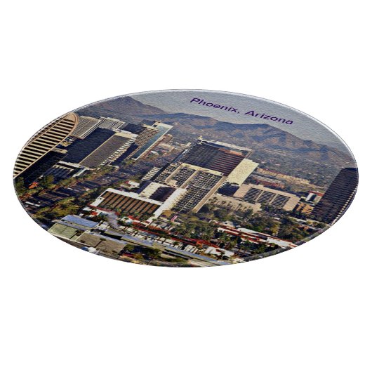 Uitzicht in het centrum van Phoenix, Arizona Snijplank (Hoek)