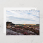 Uitzicht in het district Peak, Derbyshire Briefkaart (Voorkant / Achterkant)