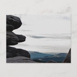 Uitzicht in het district Peak, Derbyshire Briefkaart