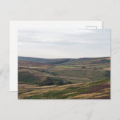 Uitzicht in het district Peak, Derbyshire Briefkaart (Voorkant / Achterkant)