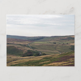 Uitzicht in het district Peak, Derbyshire Briefkaart