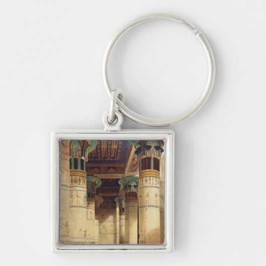 Uitzicht in het Grand Portico, Philae Sleutelhanger (Voorkant)
