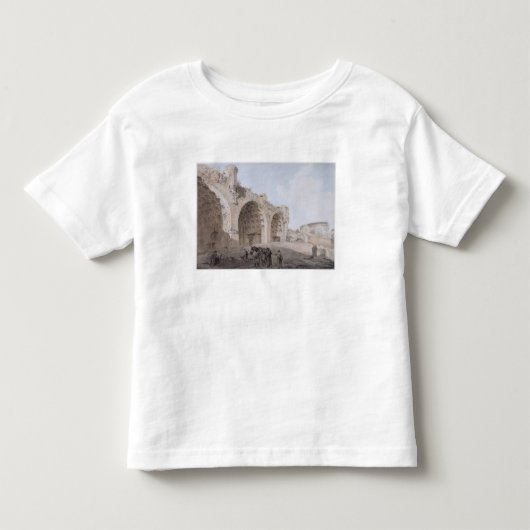 Uitzicht in het Roman Forum (The Temple of Peace)  Kinder Shirts (Voorkant)