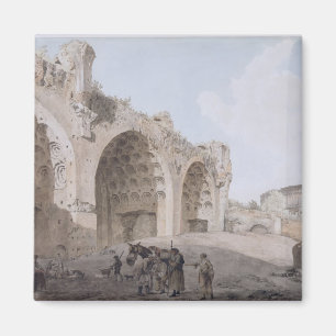 Uitzicht in het Roman Forum (The Temple of Peace) Magneet