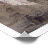 Uitzicht in het Roman Forum (The Temple of Peace)  Poster (Hoek)