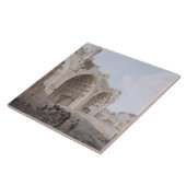 Uitzicht in het Roman Forum (The Temple of Peace)  Tegeltje (Zijkant)