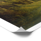 Uitzicht in Matlock Dale, op weg naar Black Rock E Poster (Hoek)