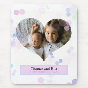 Uitzicht in mijn hart geliefde portret muismat