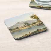 Uitzicht in Nijeibabad, bij de Coaduwar Gaut, Rohi Bier Onderzetter (Linkerzijde)