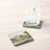 Uitzicht in Nijeibabad, bij de Coaduwar Gaut, Rohi Bier Onderzetter (Rechterzijde)