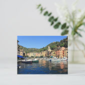 uitzicht in Portofino Briefkaart (Staand voorkant)