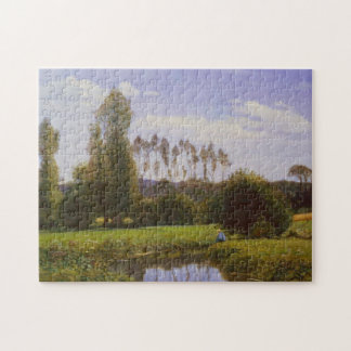 Uitzicht in Rouelles Le Havre Monet Fine Art Legpuzzel