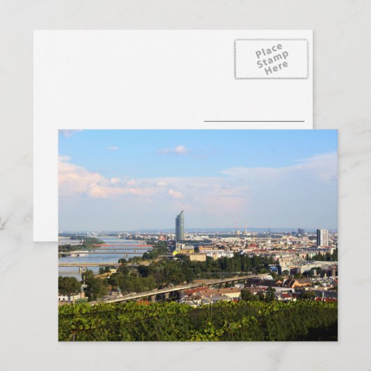 Uitzicht in Wenen Briefkaart (Voorkant / Achterkant)