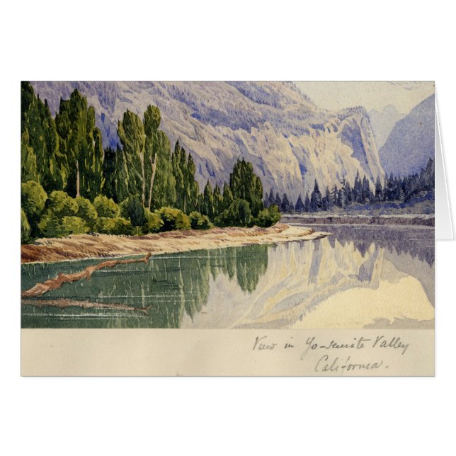 Uitzicht in Yo-Semite Valley California (Voorkant Horizontaal)