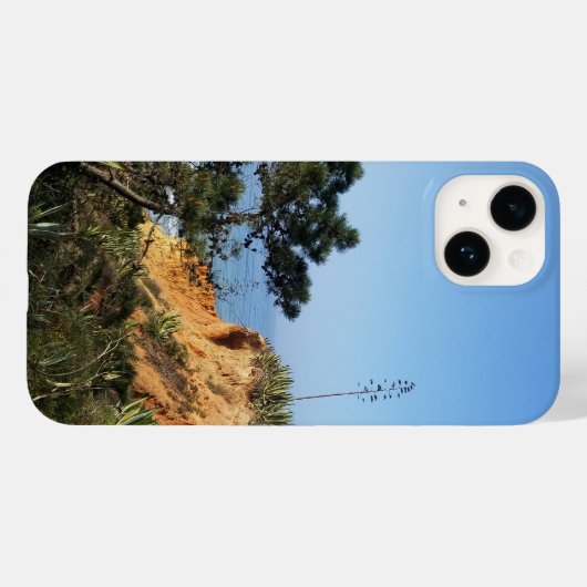 Uitzicht iPhone 14 Hoesje Portugese Ocean Beach (Achterkant (horizontaal))
