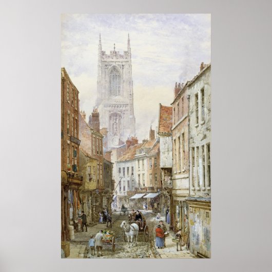 Uitzicht Irongate, Derby Poster (Voorkant)