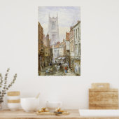 Uitzicht Irongate, Derby Poster (Keuken)