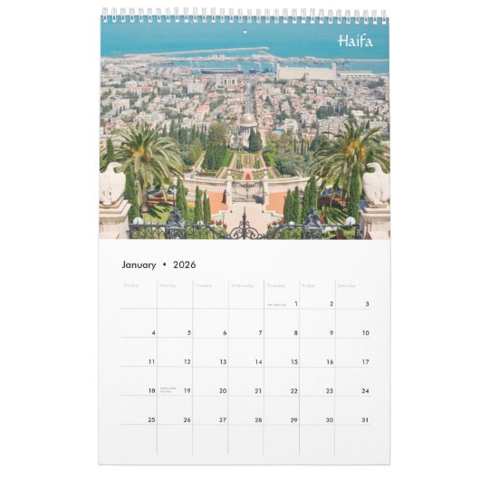 Uitzicht Israël, kalender 2024 (Jan 2026)