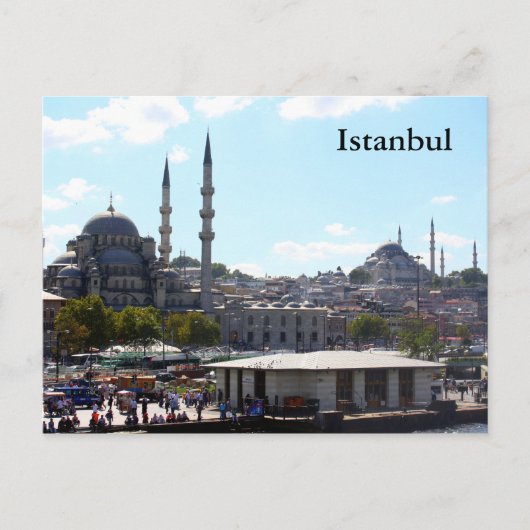 Uitzicht Istanbul Briefkaart (Voorkant)