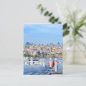 Uitzicht Istanbul Briefkaart (Staand voorkant)